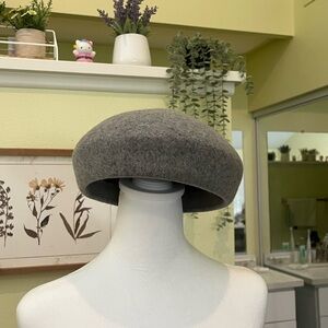 NWOT COS Gray Wool Beret